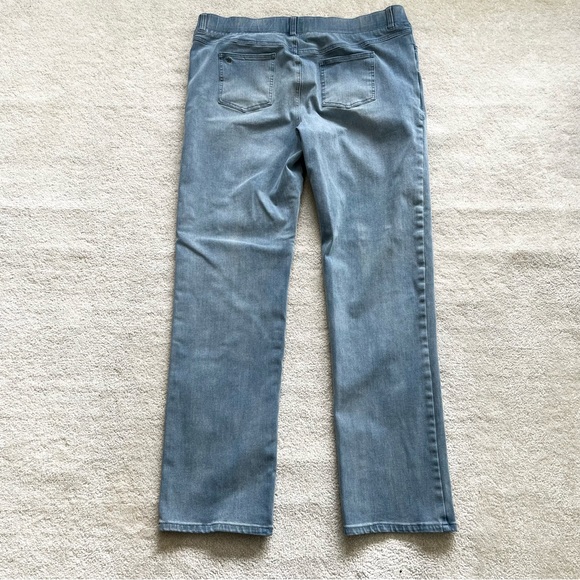 BETABRAND DENIM WORK YOGA PANTS SIZE XXL CASUAL CHIC COMFY STYLISH PULL ON - Picture 2 of 8